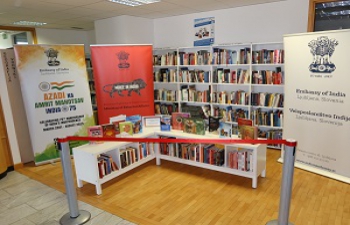 Establishment of India Corners in Libraries in Bled and Lucija